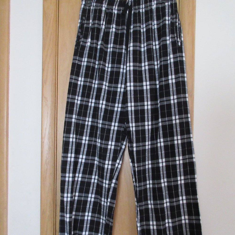 Boxercraft Black and White Buffalo Plaid Pant